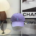 Ralph Lauren Hat Lavender Baseball Cap with Light Blue Pony Embroidery