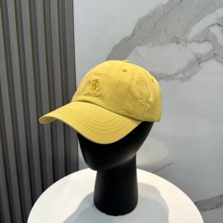 Ralph Lauren Hat Mustard Yellow Tonal Pony Baseball Cap