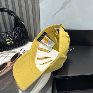 Ralph Lauren Hat Golden Yellow Tonal Pony Classic Cap