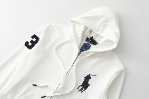 Ralph Lauren Heritage Outerwear Big Pony Hooded Zip Jacket