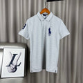 Ralph Lauren Polo Shirt Big Pony 03 Sleeve Patch Cotton Piqué Polo